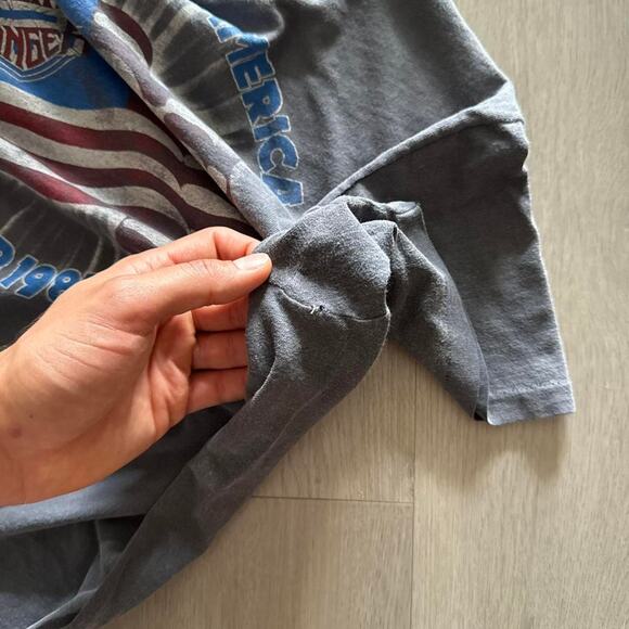 Vintage 80s Night Ranger Midnight Mad Rock In America Tour 1983-84 Size Large - Picture 8 of 8